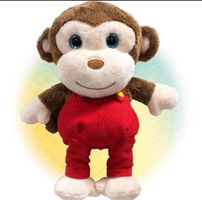 Peluche Bobo le singe cabrioles