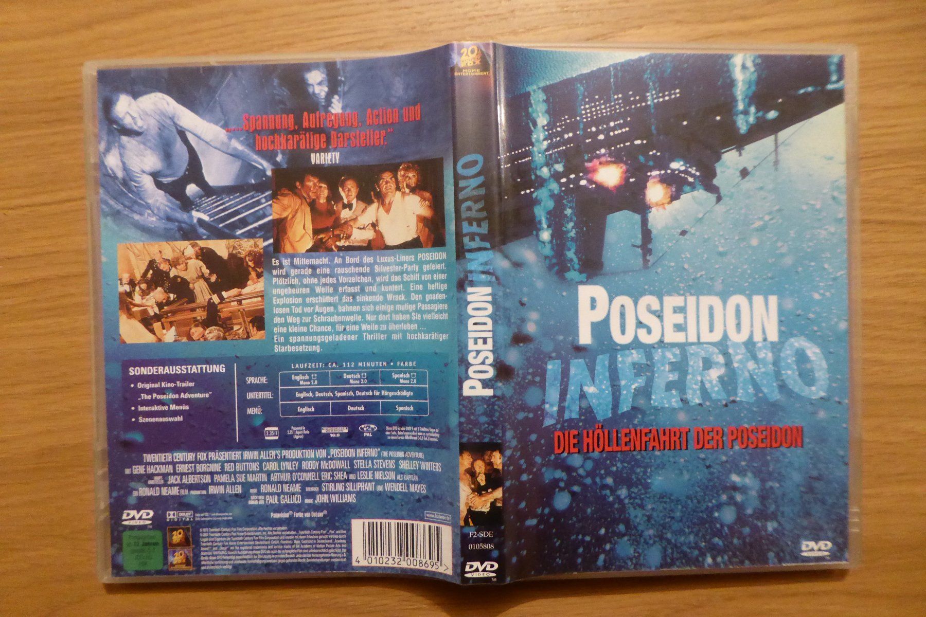 Tutti i DVDs: DVD Poseidon Inferno – Usato da Allschwil venduto da Summelsarium