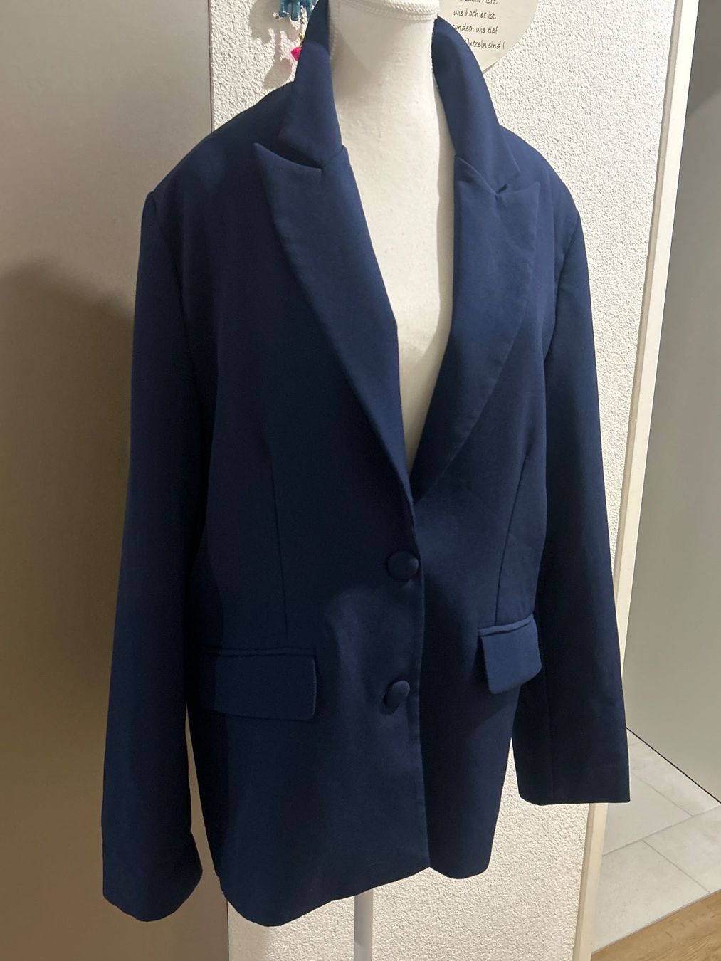 Boohoo Giacche: Blazer dunkelblau von Boohoo Gr. 38 – Nuovo e nell'imballaggio originale da Brunnen venduto da Nala2929