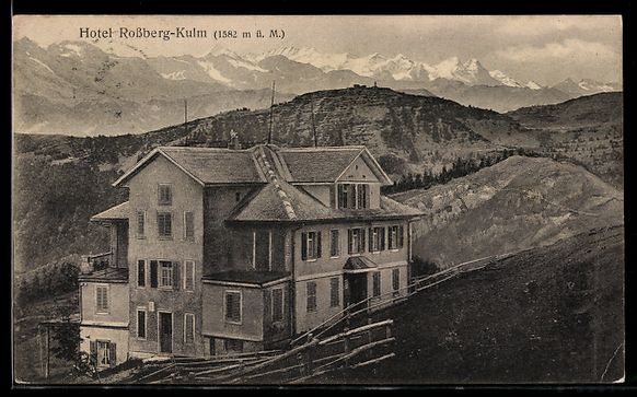 Ansichtskarten: AK Wildspitz, Hotel Rossberg-Kulm – Gebraucht aus Berlin von bartko-reher
