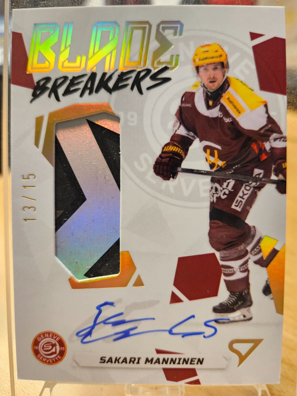 Sportzoo Carte collezionabili: Blade Breakers - Sakari Manninen - 13/15 - Genève-Servette – Nuovo (secondo la descrizione) da Nänikon venduto da AdrianL