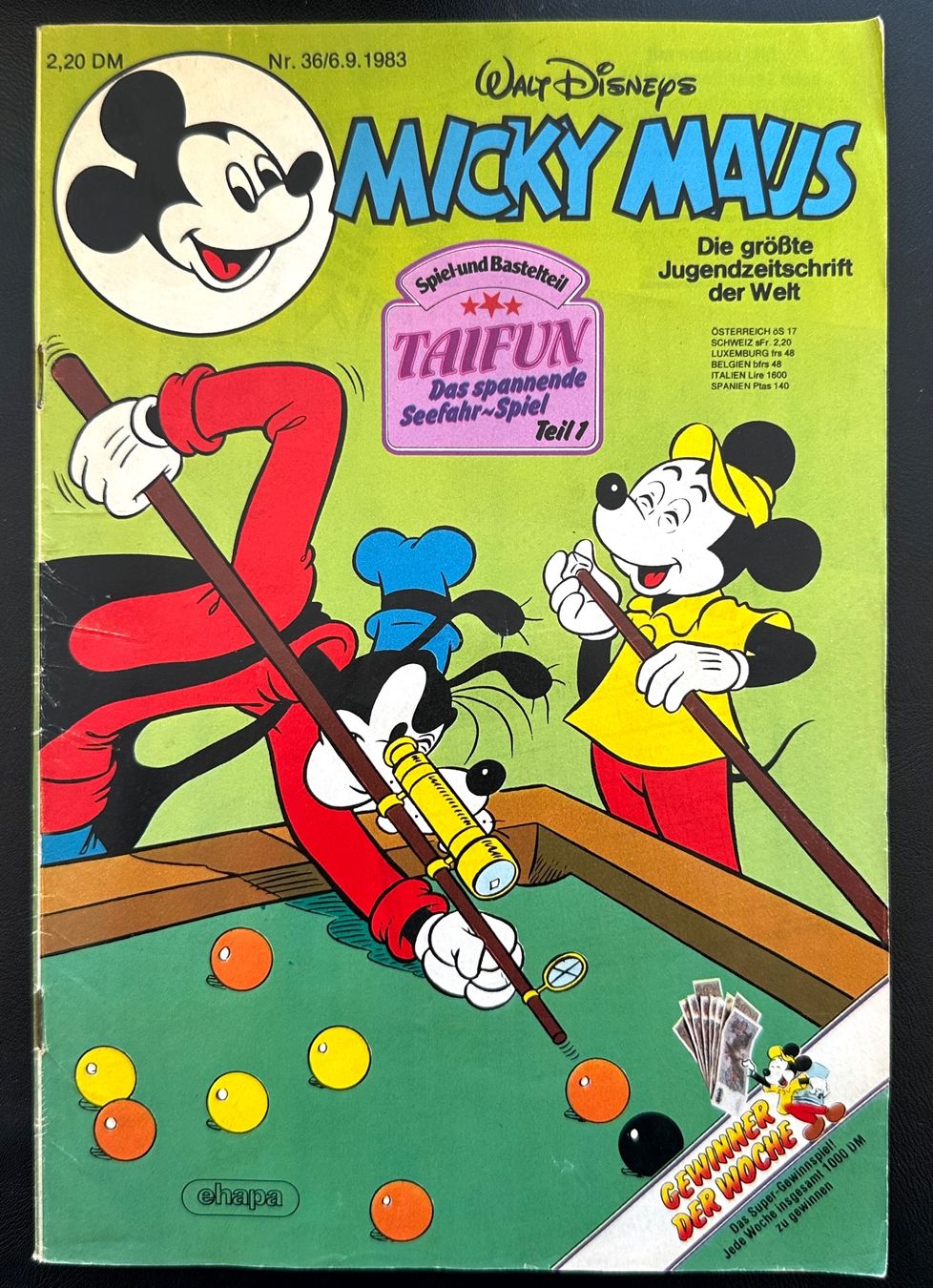 Fumetti: Mickey Maus Nr. 36 1983 mit Beilage – Usato da Seltisberg venduto da quadartswiss