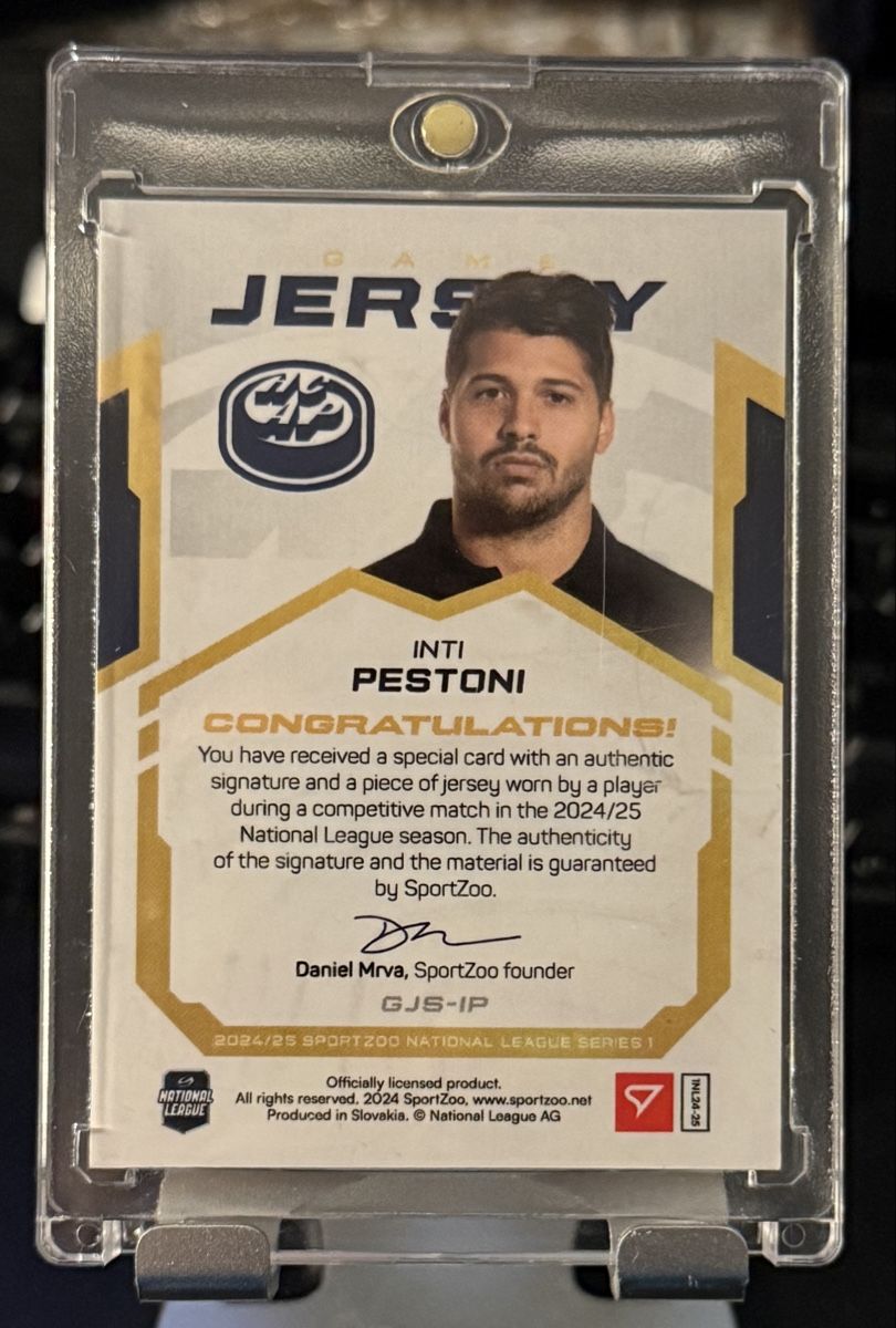 Carte collezionabili: Inti Pestoni 04/20 Game Jersey Auto – Nuovo (secondo la descrizione) da Zauggenried venduto da Puckcollector_NS 1