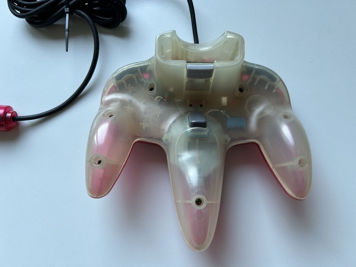 Nintendo Console: Nintendo 64 N64 Clear Red Original Kontroller – Usato da Belp venduto da center-discount 2