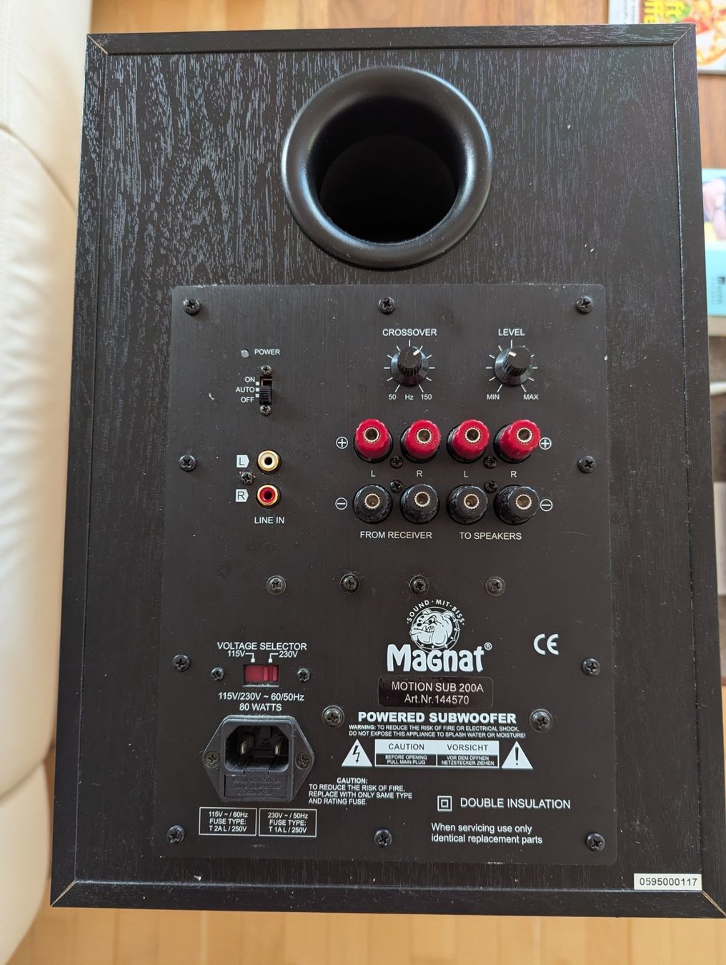 Magnat Casse acustiche: Magnat Motion Sub 200A – Usato da Oberhofen TG venduto da Agup 1