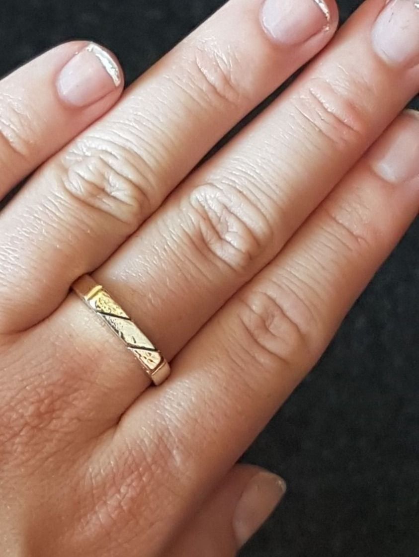 Ringe: Toller 3 farbiger Goldring aus 18 Karat – Neu (gemäss Beschreibung) aus Unterägeri von Altgoldschmuck 3