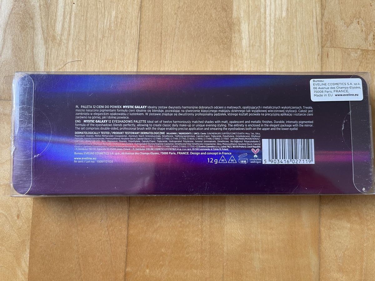 Make-up: Mystic Galaxy 12 eyeshadow palette – Nuovo e nell'imballaggio originale da Zürich venduto da AnaMK 2