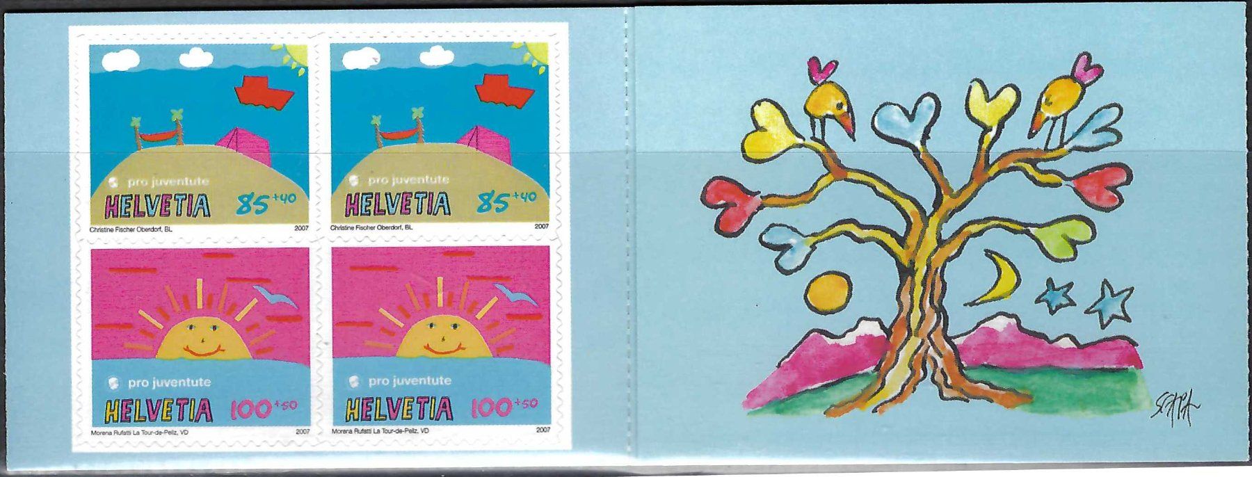 Alle Briefmarken: PJ MH mit verschobenem Druck – Neu (gemäss Beschreibung) aus Goldach von Suli1