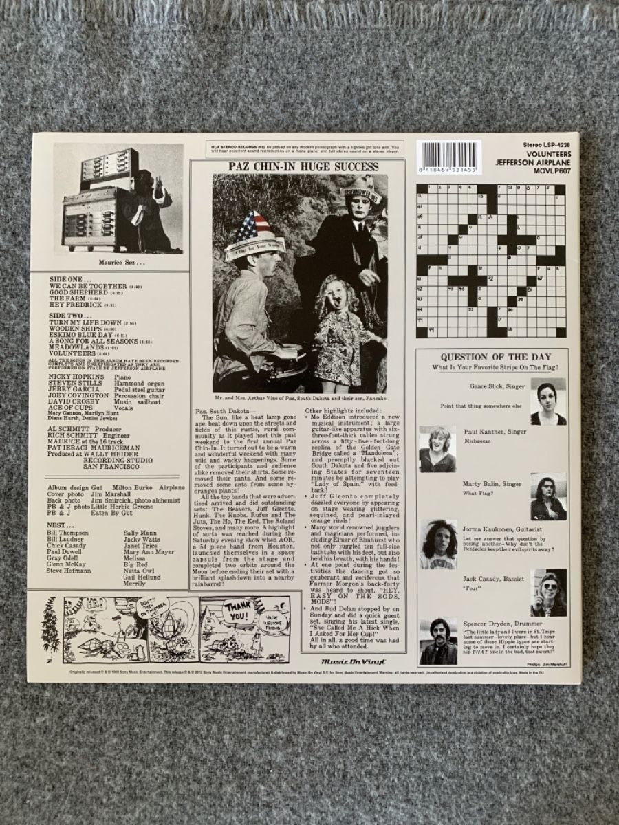 Dischi in vinile: Jefferson Airplane LP – Usato da Vevey venduto da Byronne 1