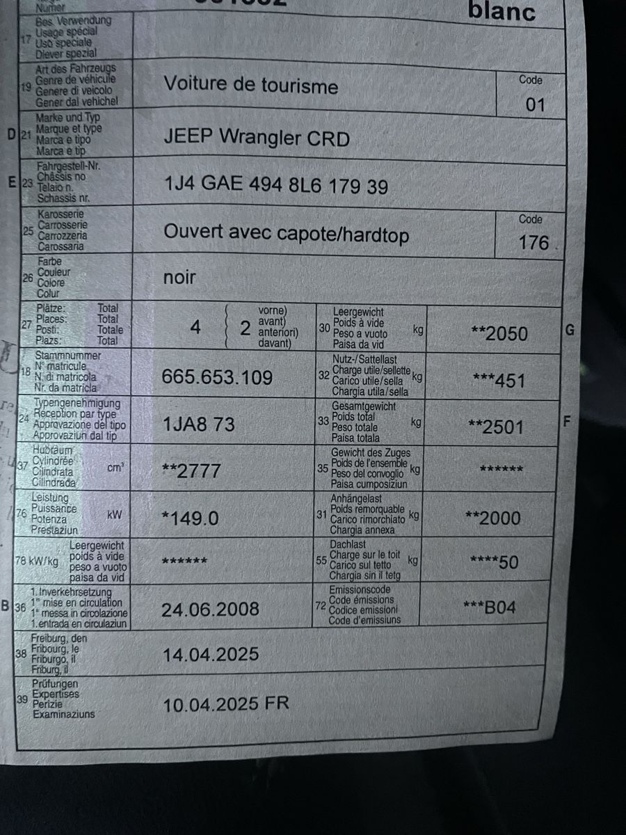 Jeep Automobili: Jeep Wrangler JK Rubicon 2.8 CRD  – Usato da Heitenried venduto da Alpuchalb 6