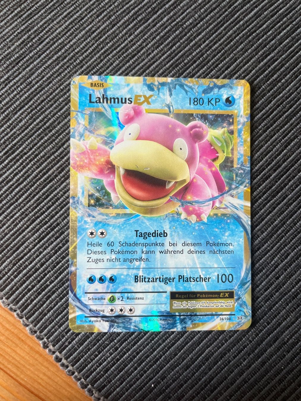 Pokémon Sammelbilder & Trading cards: Pokemon Lahmus EX XY Evolutions near Mint – Neu (gemäss Beschreibung) aus Wabern von Collectfun