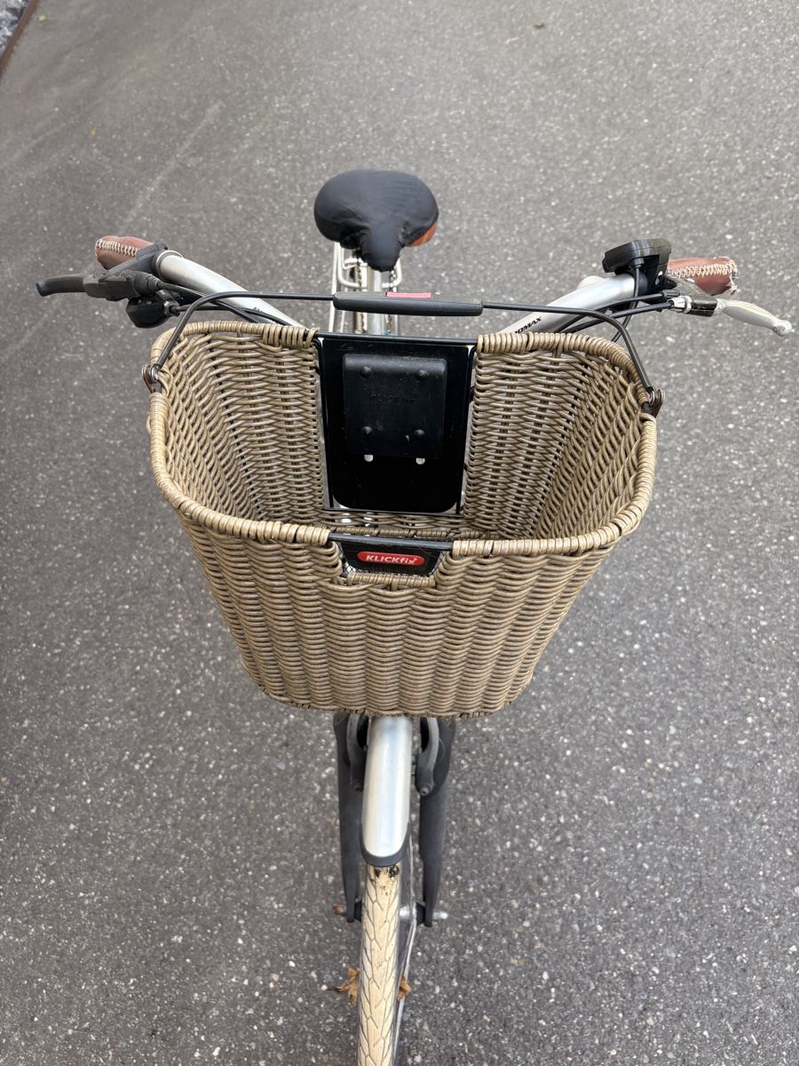 Sonstiges für Haushalt & Wohnen: Klickfix Fahrradkorb mit Halterung beige  – Gebraucht aus Luzern von ano_h2k2 1