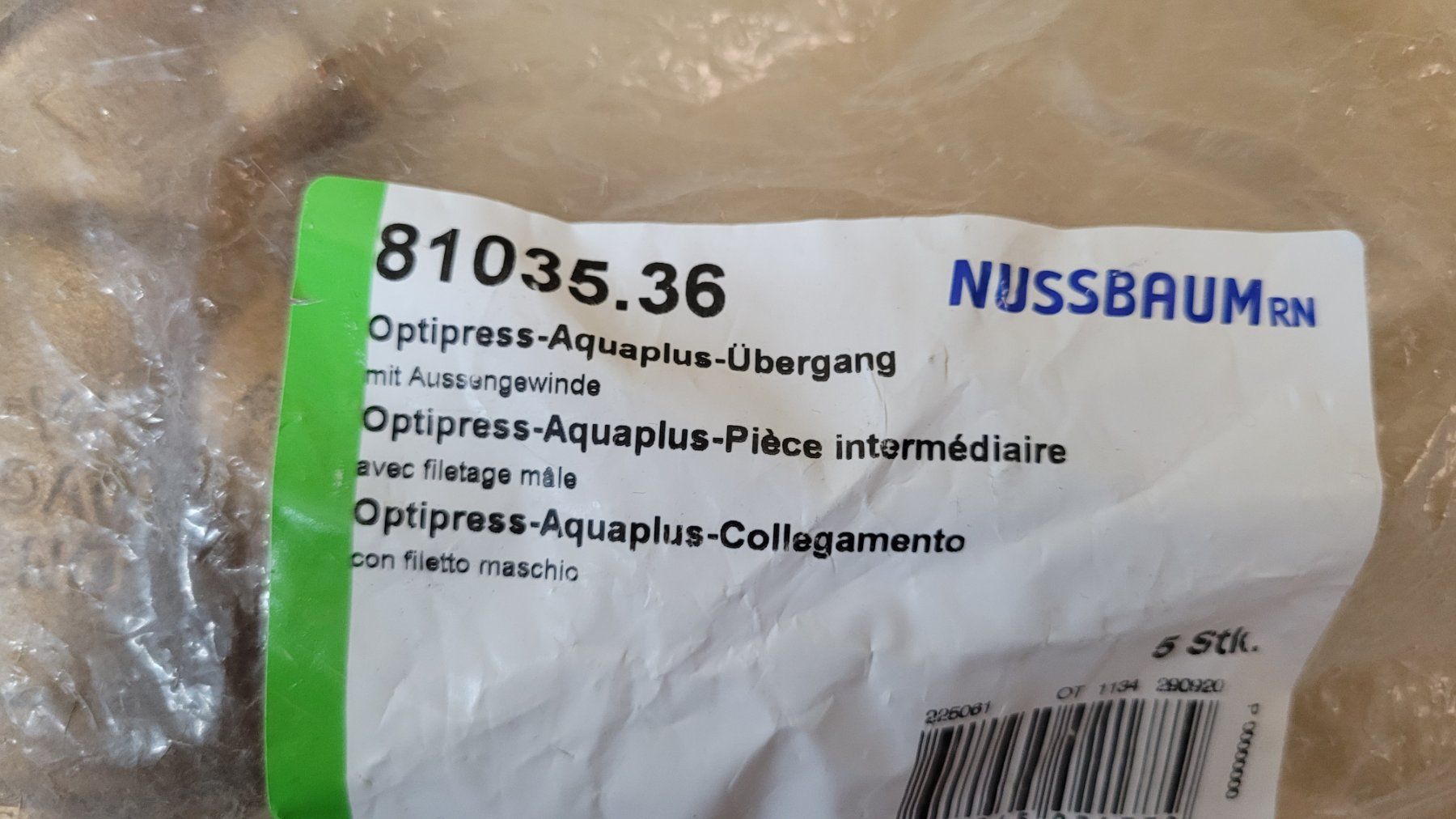 Rubinetteria: Nussbaum 81035.36 – Nuovo e nell'imballaggio originale da Bionnens venduto da Meg011 2