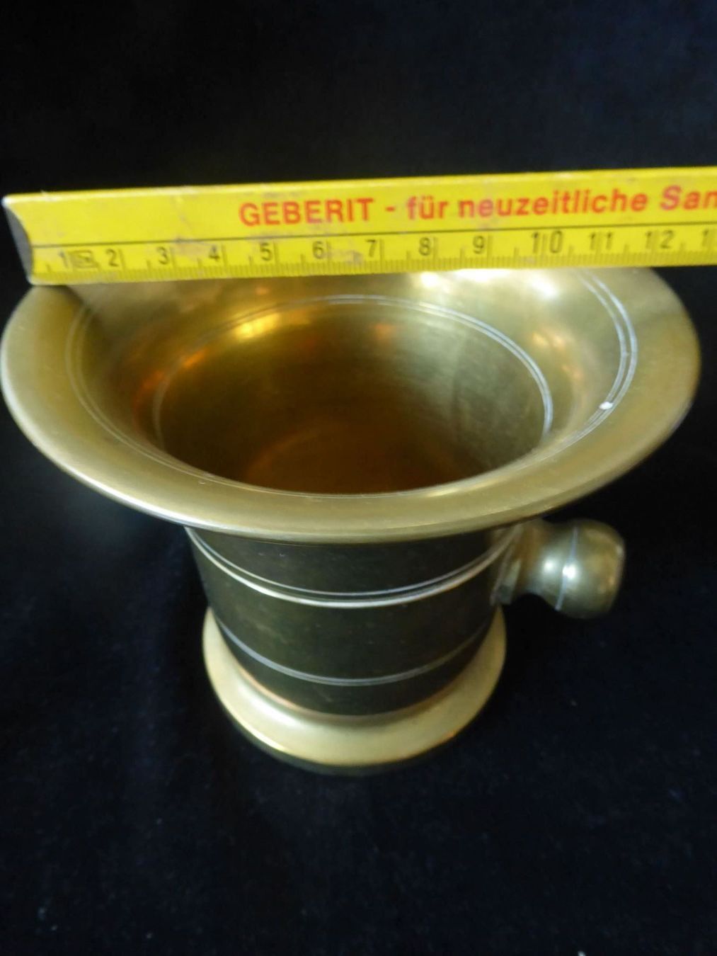 Sonstiges für das Kochen & Backen: schöner Messing - Mörser – Gebraucht aus Zürich von Chaeffeler 2
