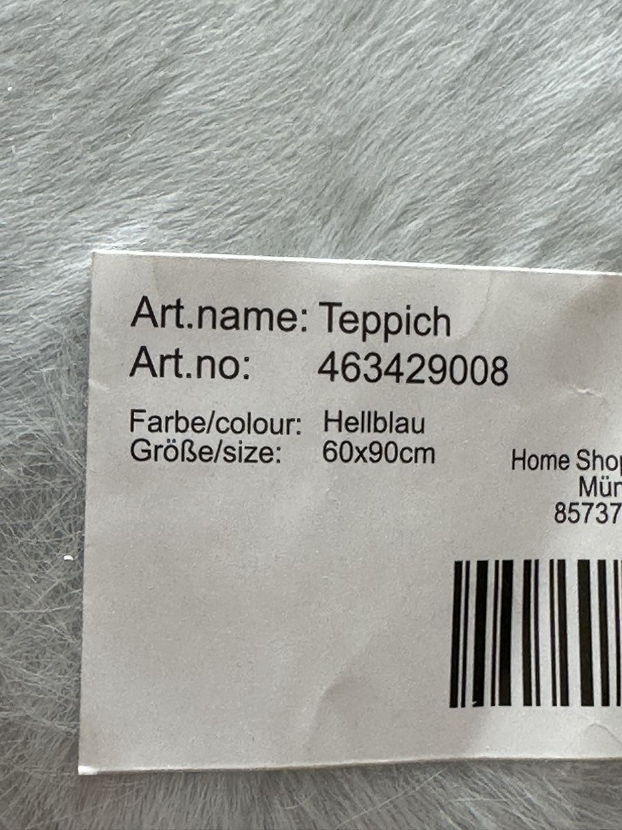 Tappeti: Fellteppich hellblau 60/90 – Nuovo (secondo la descrizione) da Bern venduto da womiman 2