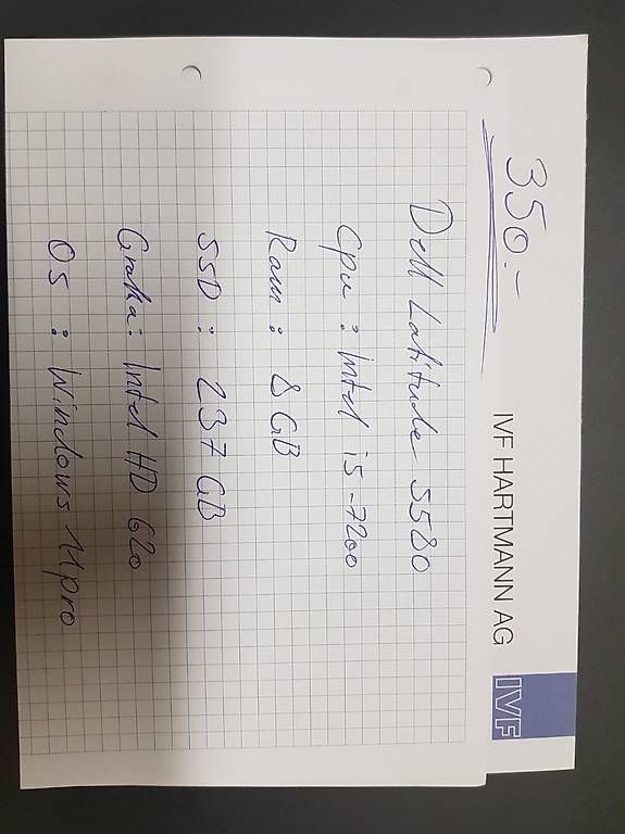 Portables: Dell Latitude  5580 – D'occasion à Winterthur par Remoremo 3