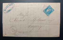 Frankreich Faltbrief 1871