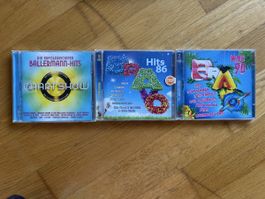 CD‘s Ballermann-Hits, Bravo Hits 86 und 90