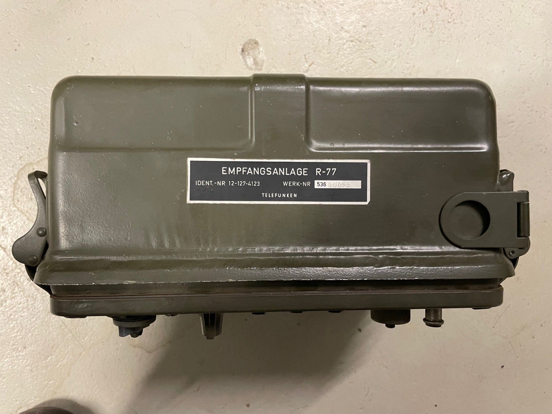Telefunken Radio: Funk empfänger R-77 Deutsche Bundeswehr – Usato da Chiasso venduto da tito71 1