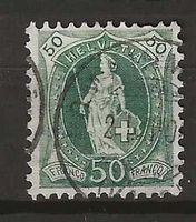 CH090a - Helvetia debout 90a obl.