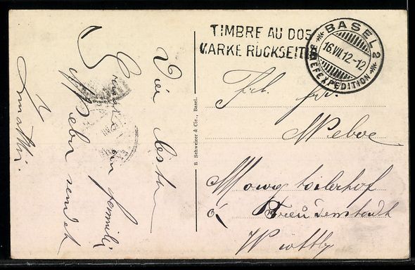 Cartoline postali: Basel, Eidgen. Turnfest 1912, Turner bei – Usato da Berlin venduto da bartko-reher 1