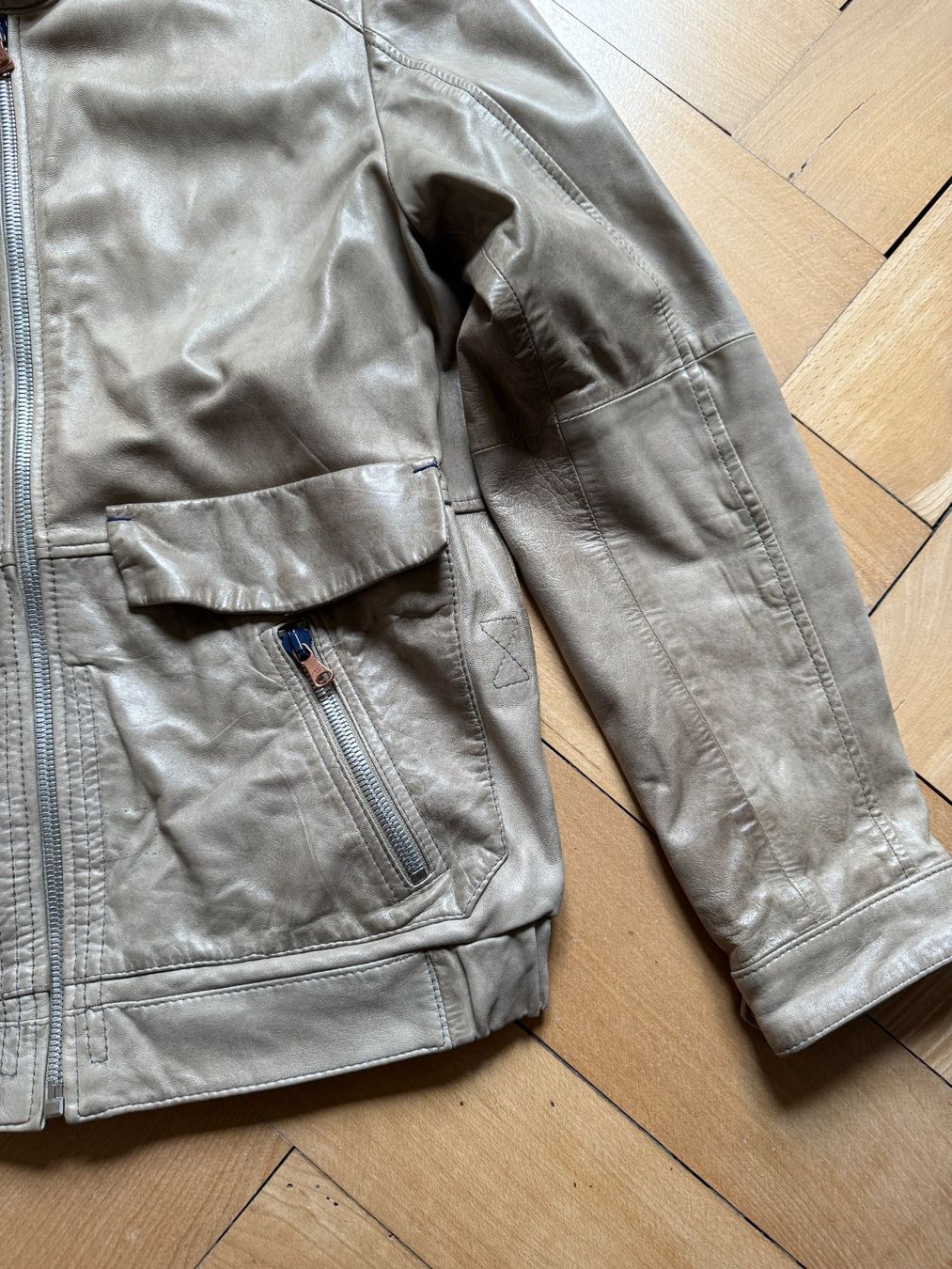 G-Star Vestes: G-STAR RAW - Lederjacke beige L – D'occasion à Zürich par Diazaio 2