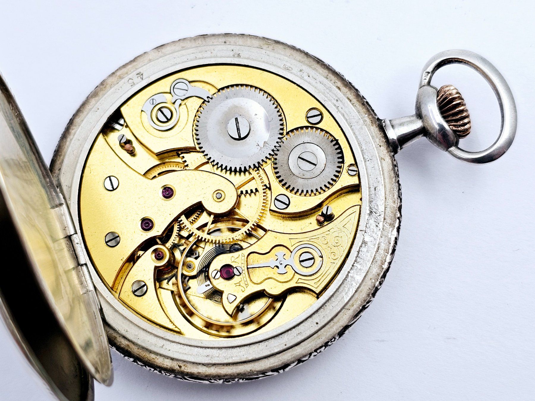 Orologi: Antike Taschenuhr 875 Silber – Usato da Bassersdorf venduto da AnkerWatch 3