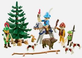 Playmobil 3628 Jagt Jagtgesellschaft Falkner auf Pferd