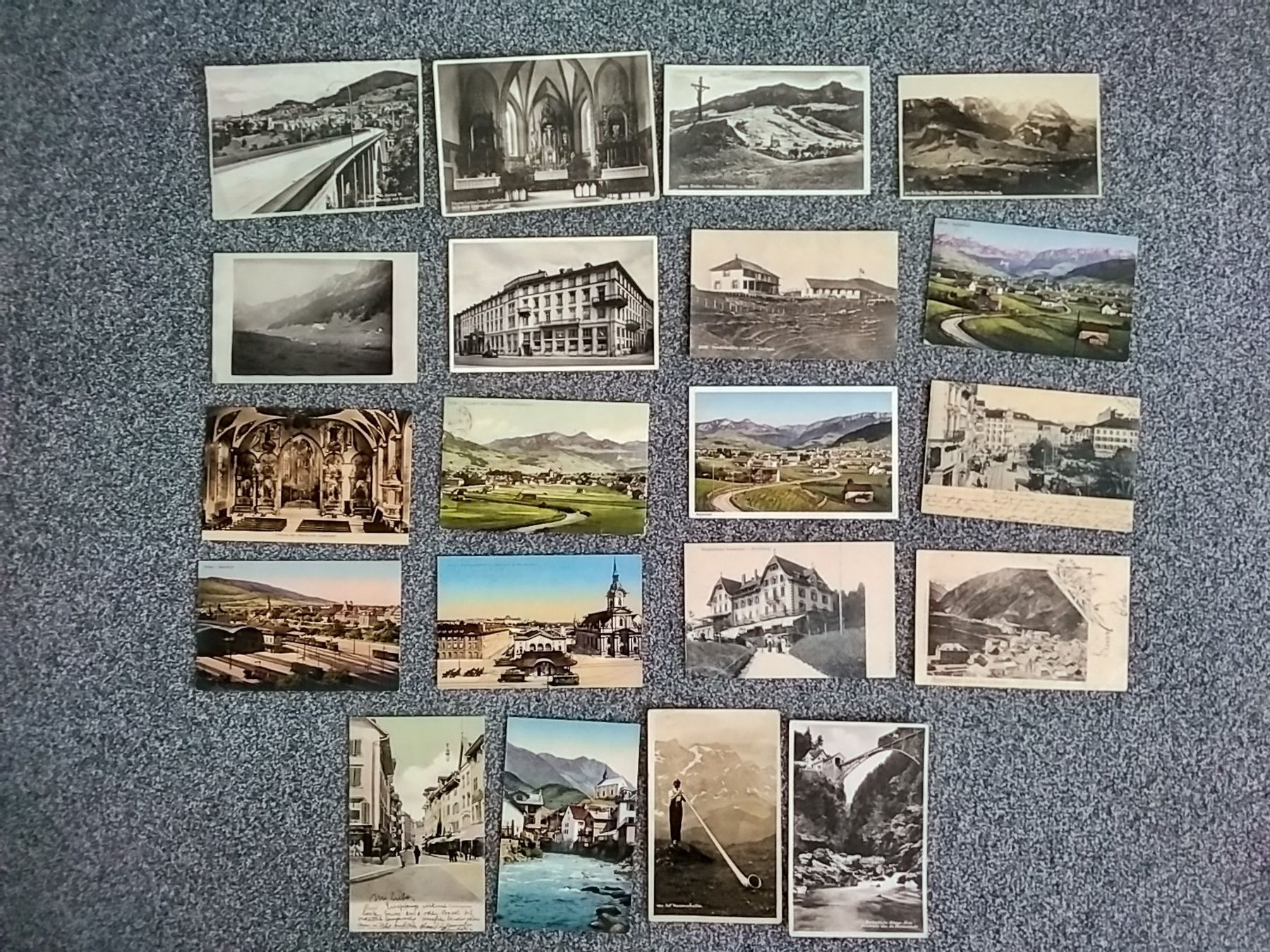 Cartoline postali: Sammlung Ansichtskarten Schweiz 100 Stück – Usato da Appenzell venduto da lama19