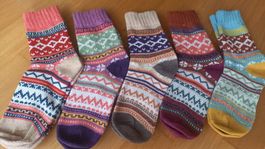Wärme und dicke winter nordic Socken