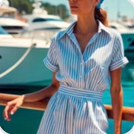 Striped Playsuit Size M