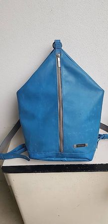 Freitag Rucksack Woolf Blau, Neuwertig!