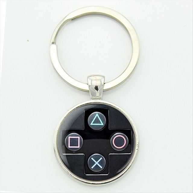 Portachiavi: Schlüsselanhänger Playstation Buttons – Nuovo e nell'imballaggio originale da Oppligen venduto da Pin-Fall-Shop