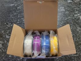 4x1Kg CMYK PLA Filament Pack 3D druck