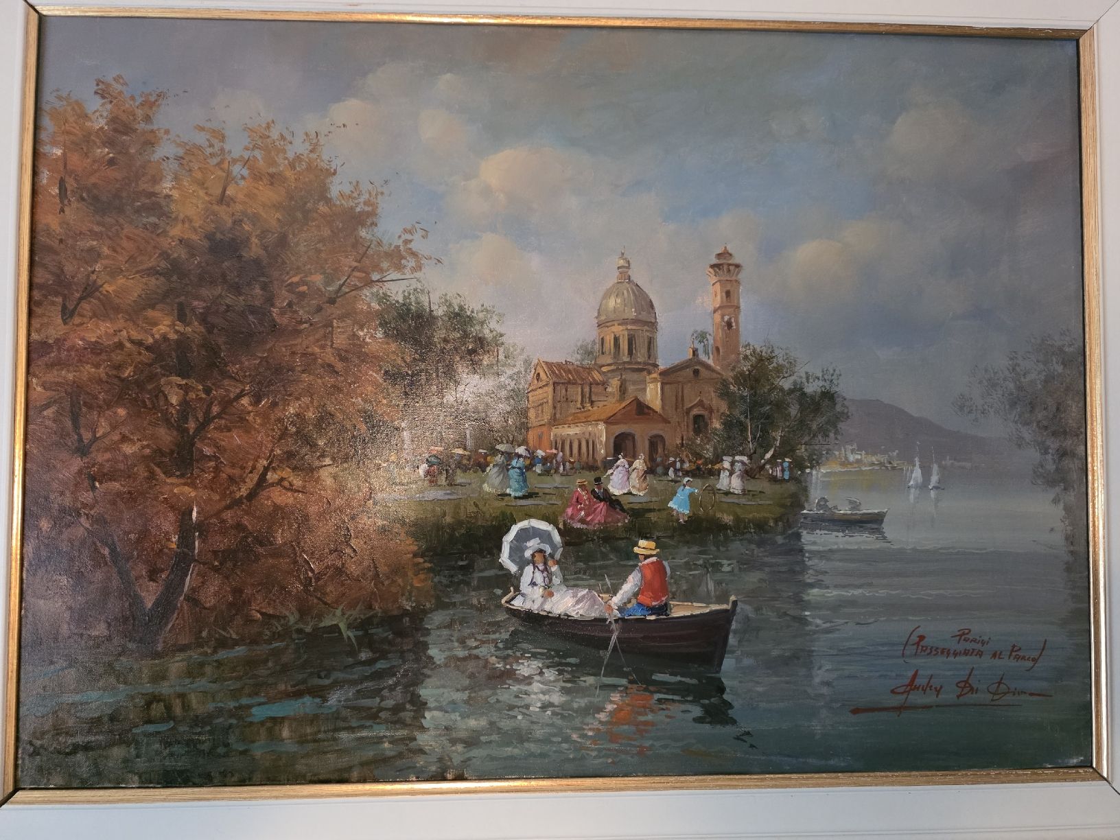 Gemälde: Gemälde Paris 97.5 x 77.5 cm  – Neu (gemäss Beschreibung) aus Wettingen von Lg_zt2d 1