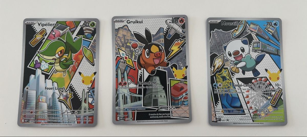 Pokémon Carte collezionabili: Carte Pokémon lot de 3 série 2 – Nuovo (secondo la descrizione) da lausanne venduto da helderj