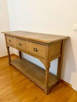 Console / meuble dentrée Pfister en chêne massif