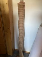 Stoffrolle mit Beige/Rotem Stoff