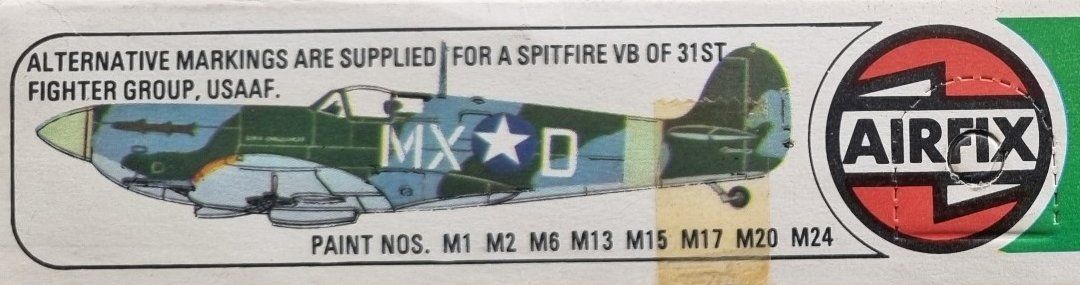 Airfix Kit di modellismo & Modellini statici: 1/72 Airfix Spitfire Vb (02046-2) – Usato da Grand-Lancy venduto da LFW 2