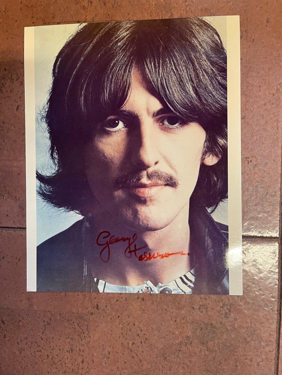 Originalautogramm Von George Harrison | Kaufen Auf Ricardo