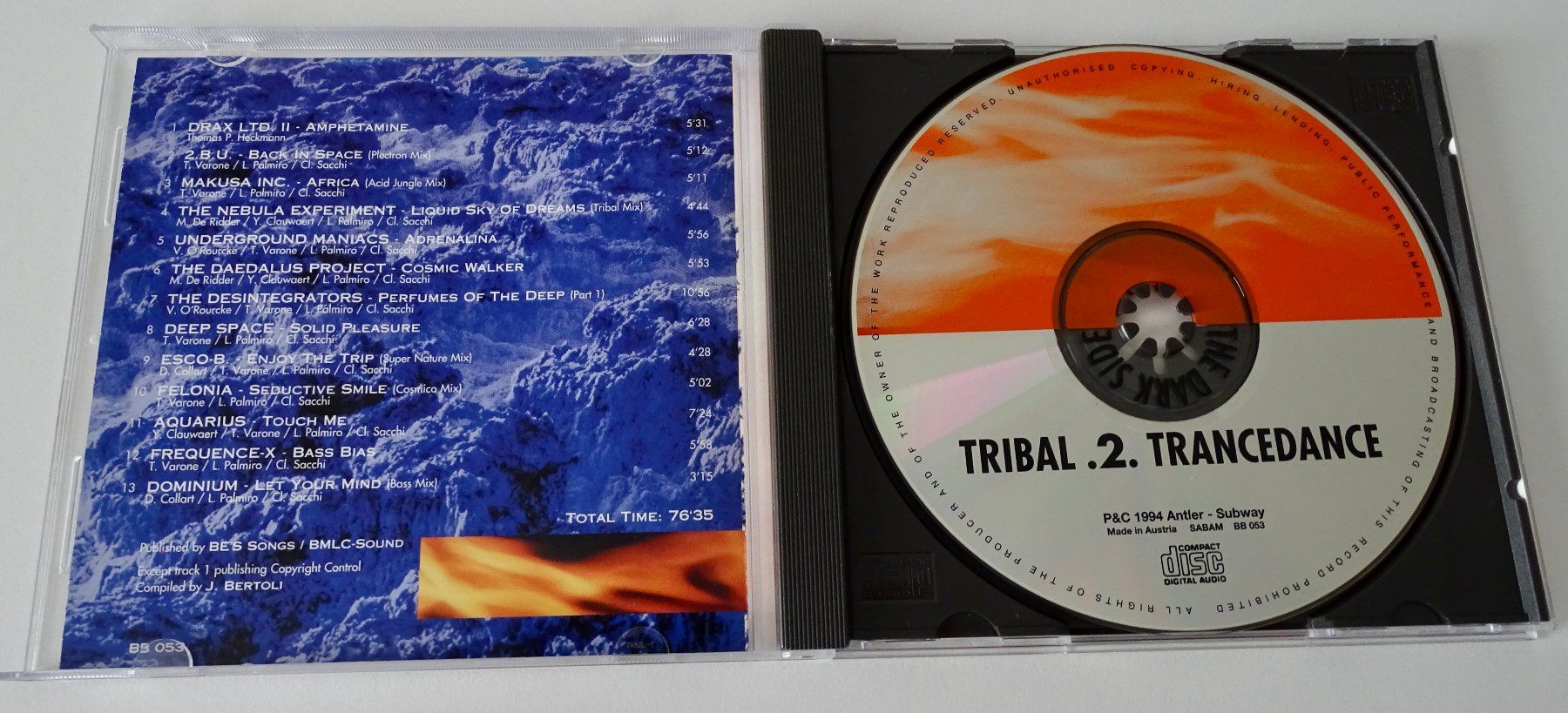 CD: Tribal 2 Trancedance The Dark Side CD Old School Techno – Usato da Gwatt (Thun) venduto da samojede67 1