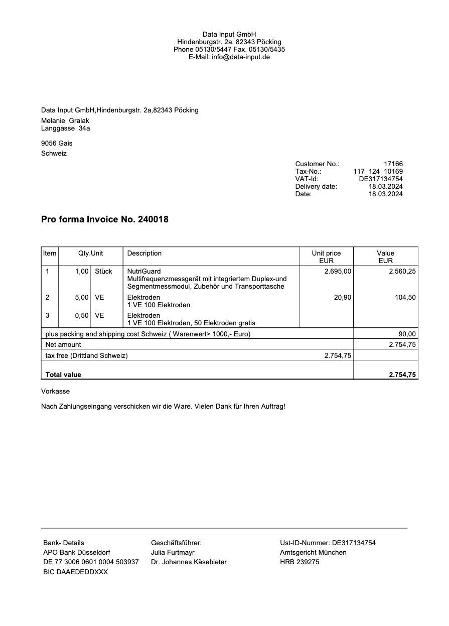Misurare: BIA - Messgerät von Data Input GmbH – Usato da Gais venduto da Mellabella_G 7