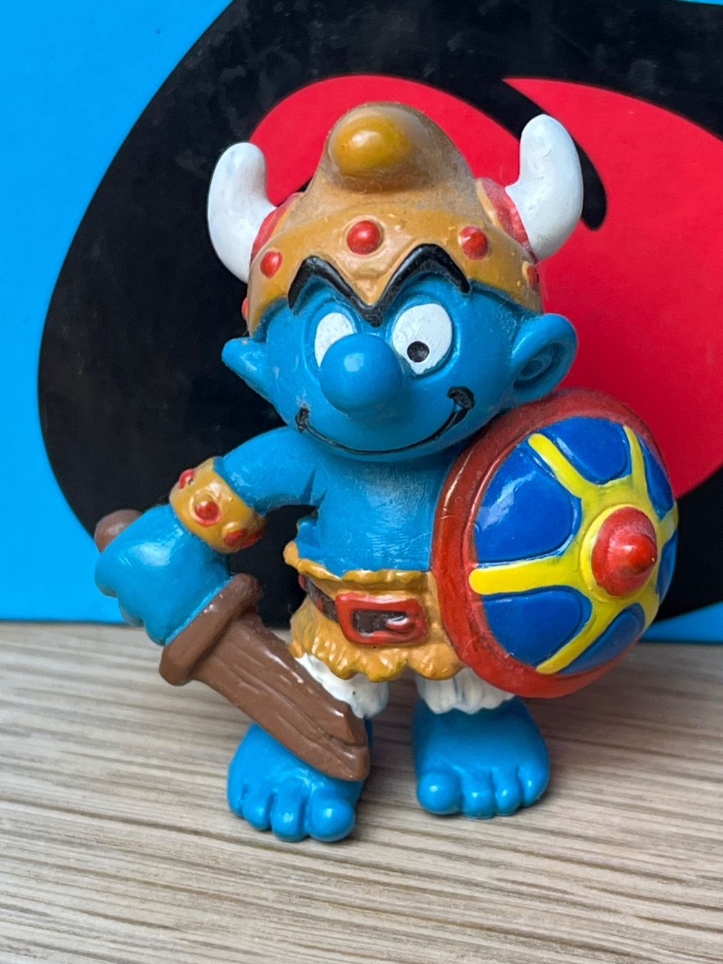 Schleich Figuren: Wikinger-Schlumpf – Gebraucht aus Lyss von Duckszone