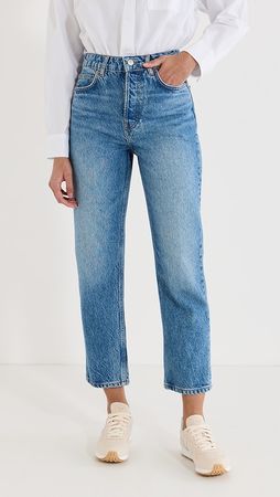 Reformation Cynthia high rise cropped jeans