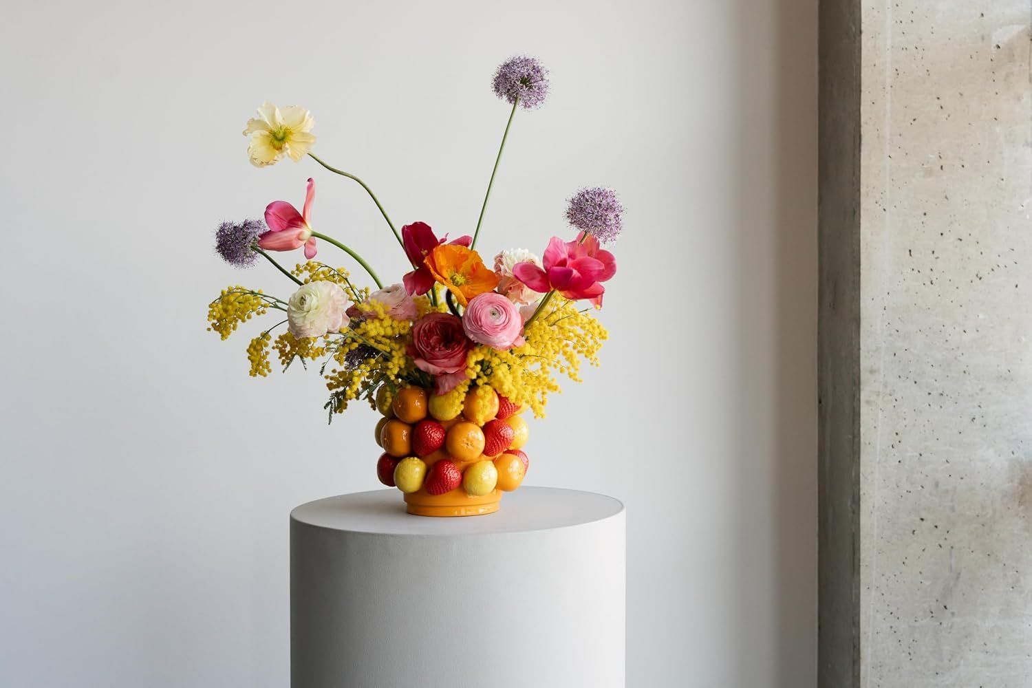 Vasi & Recipienti: Design Vase Fruit Parade, Gelb/Rot, Höhe 20cm – Nuovo e nell'imballaggio originale da Gränichen venduto da omniadeals 5
