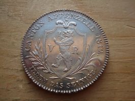 (N5) Appenzell 2 Franken 1812  UNZ-STGL