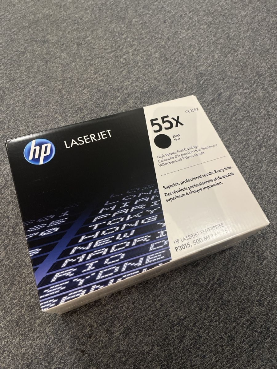 Hewlett Packard Druckerpatronen & Toner: HP Laserjet Toner 55X Black/Noir – Neu und originalverpackt aus Baden von lupa5400