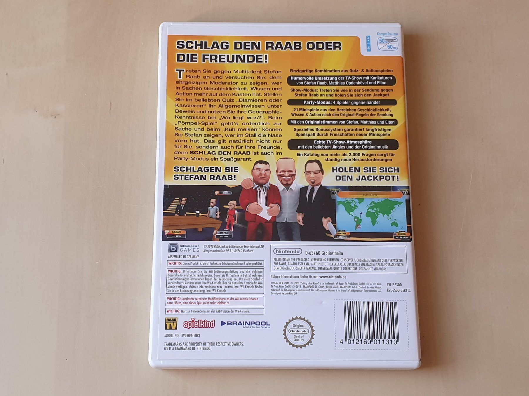 Nintendo Spiele: Schlag den Raab – Gebraucht aus Stansstad von collectorsshop 1