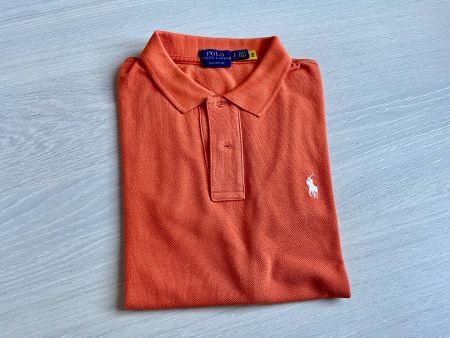 Polo Ralph Lauren orange coupe classique