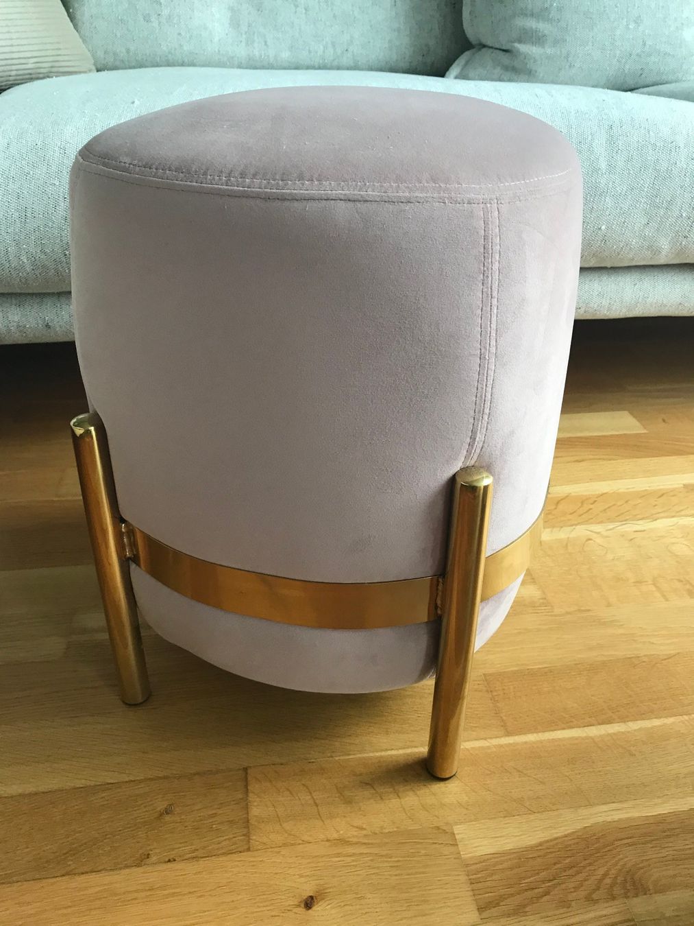 Hocker: Design Pouf Vega von eno Studio Sonderedition rosa Messing – Neu (gemäss Beschreibung) aus Basel von mar_dn9x